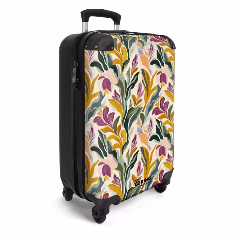 Koffer - Modern – Abstrakt – Farbenfroh - Modern - Abstract - Kleurrijk NBS - Handbagage koffer - Vrouwen middel