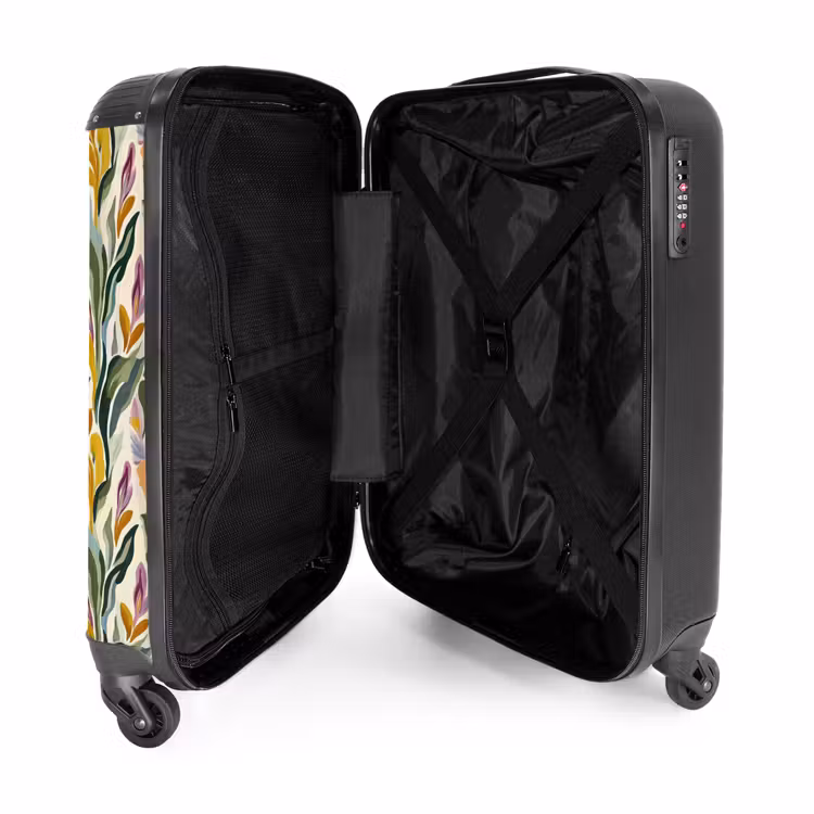 Koffer - Modern – Abstrakt – Farbenfroh - Modern - Abstract - Kleurrijk NBS - Handbagage koffer - Vrouwen middel