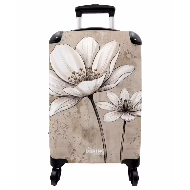 Koffer - Modern – Design – Weiß - Modern - Design - Wit NBS - Handbagage koffer - Vrouwen middel