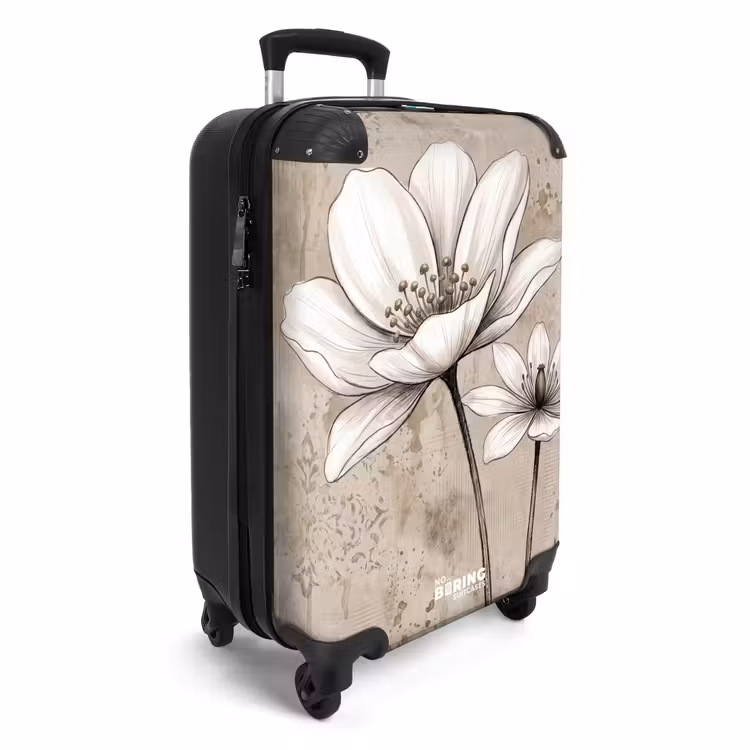 Koffer - Modern – Design – Weiß - Modern - Design - Wit NBS - Handbagage koffer - Vrouwen middel