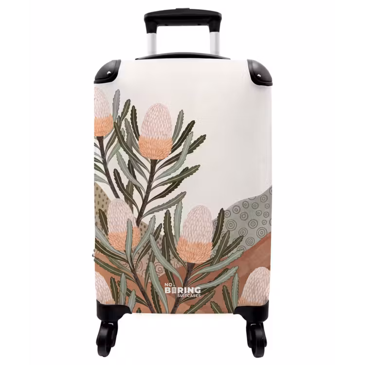 Koffer - Modern – Hügel – Terrakotta - Modern - Heuvels - Terracotta NBS - Handbagage koffer - Vrouwen middel