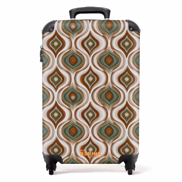 Motief - Patroon - Kleurrijk NBS - Handbagage koffer - Volwassenen Unisex middel -productfoto_recht