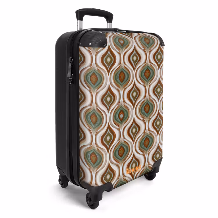 Motief - Patroon - Kleurrijk NBS - Handbagage koffer - Volwassenen Unisex middel -productfoto_3d