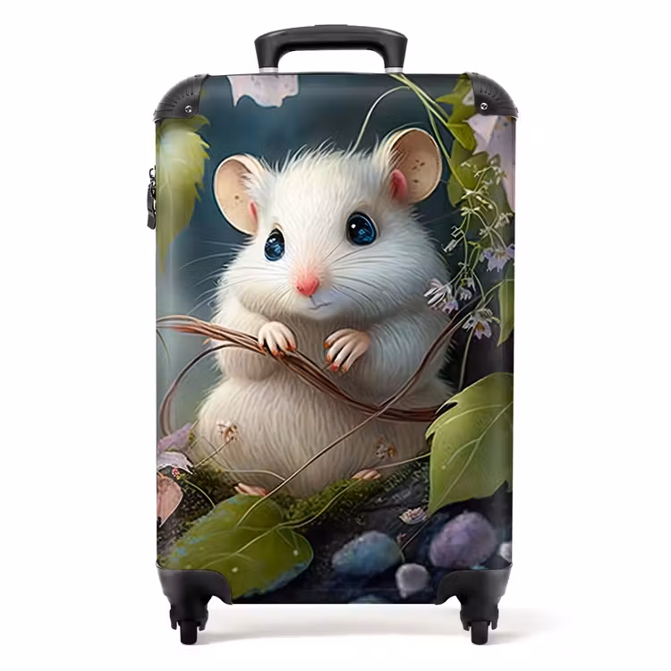 Muffin Muisje NBS - Handbagage koffer - Unisex middel -productfoto_recht