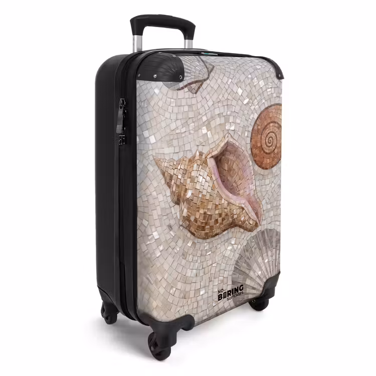 Koffer - Muschel – Mosaik – Meer – Beige – Modern — 2