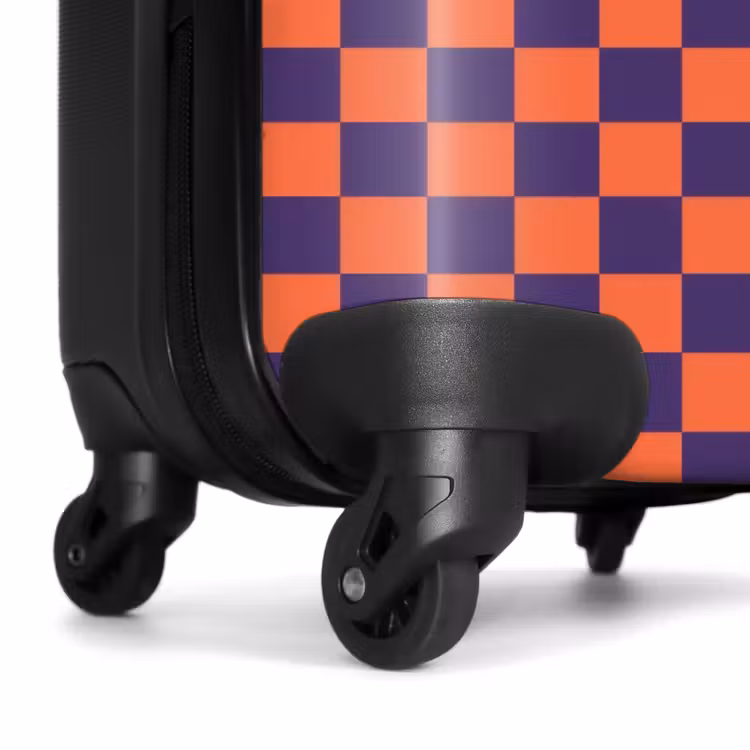 Koffer - Muster – Klassisch – Lila - Patroon - Klassiek - Paars NBS - Handbagage koffer - Vrouwen middel