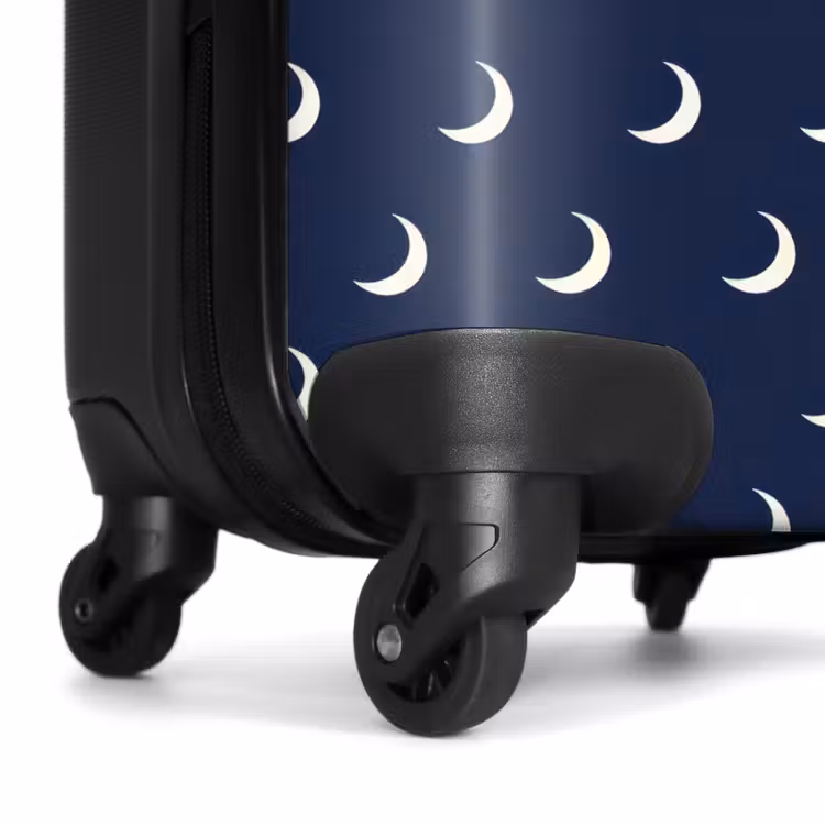 Koffer - Muster – Mähnen – Blau - Patroon - Manen - Blauw NBS - Handbagage koffer - Vrouwen middel