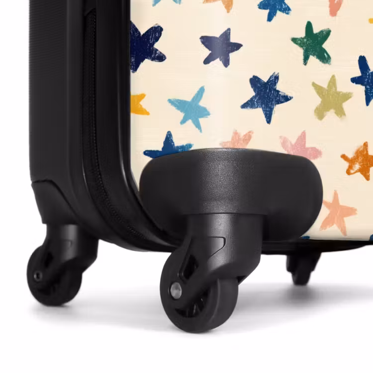 Koffer - Muster – Sterne – Bunt - Patroon - Sterren - Kleurrijk NBS - Handbagage koffer - Vrouwen middel