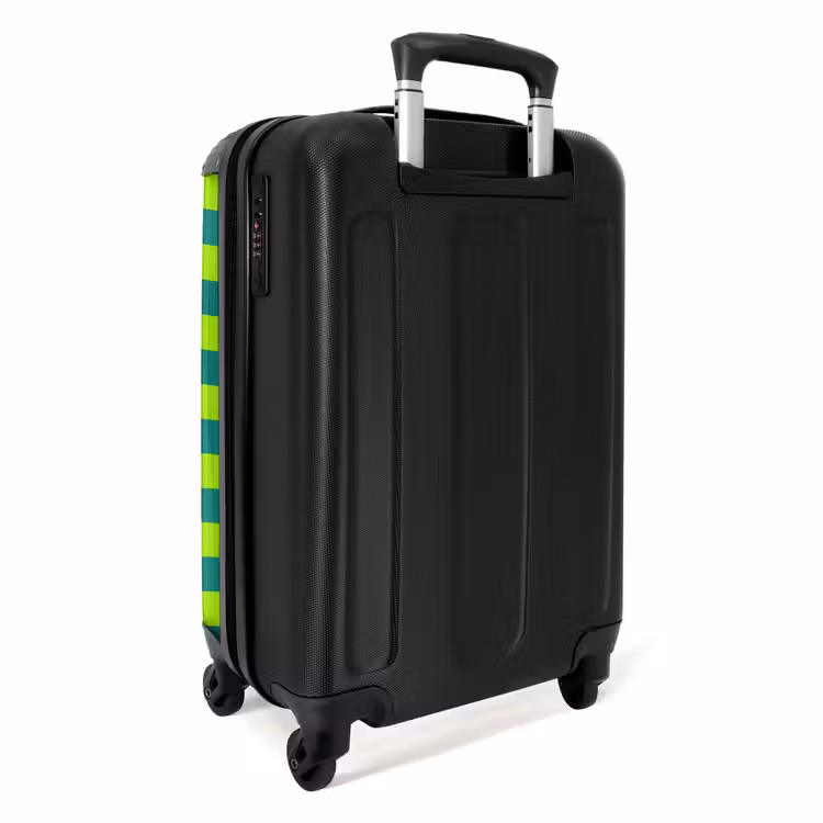 Koffer - Muster – Streifen – Modern – Abstrakt – Bunt - Patroon - Strepen - Modern - Abstract - Kleurrijk NBS - Handbagage koffer - Vrouwen middel