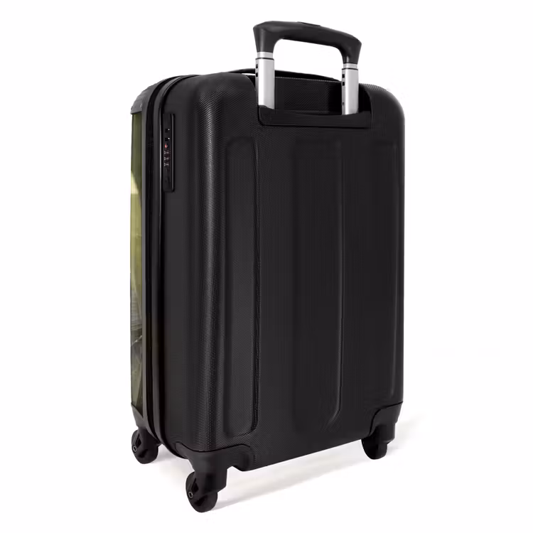 Koffer - Natur – Blätter – Grün – Tropisch – Detail - Natuur - Bladeren - Groen - Tropisch - Detail NBS - Handbagage koffer - Volwassenen Unisex middel