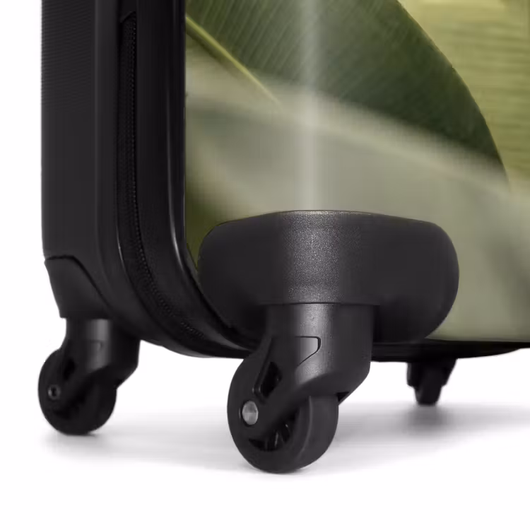Koffer - Natur – Blätter – Grün – Tropisch – Detail - Natuur - Bladeren - Groen - Tropisch - Detail NBS - Handbagage koffer - Volwassenen Unisex middel