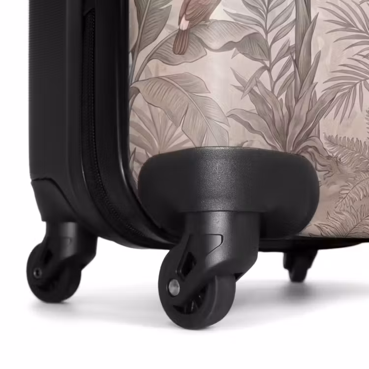 Koffer - Natur – Dschungel – Ringelschwanz-Lemur – Braun - Natuur - Jungle - Ringstaartmaki - Bruin NBS - Handbagage koffer - Volwassenen Unisex middel