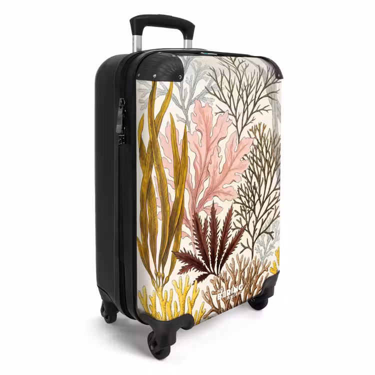Koffer - Natur – Unterwasser – Botanik – Vintage – Farbenfroh - Natuur - Onderwater - Botanisch - Vintage - Kleurrijk NBS - Handbagage koffer - Volwassenen Unisex middel