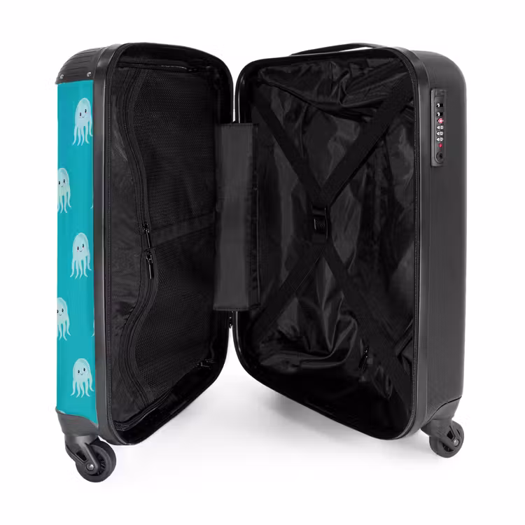 Kekke kwalletjes NBS - Handbagage koffer - Unisex middel -binnenkant
