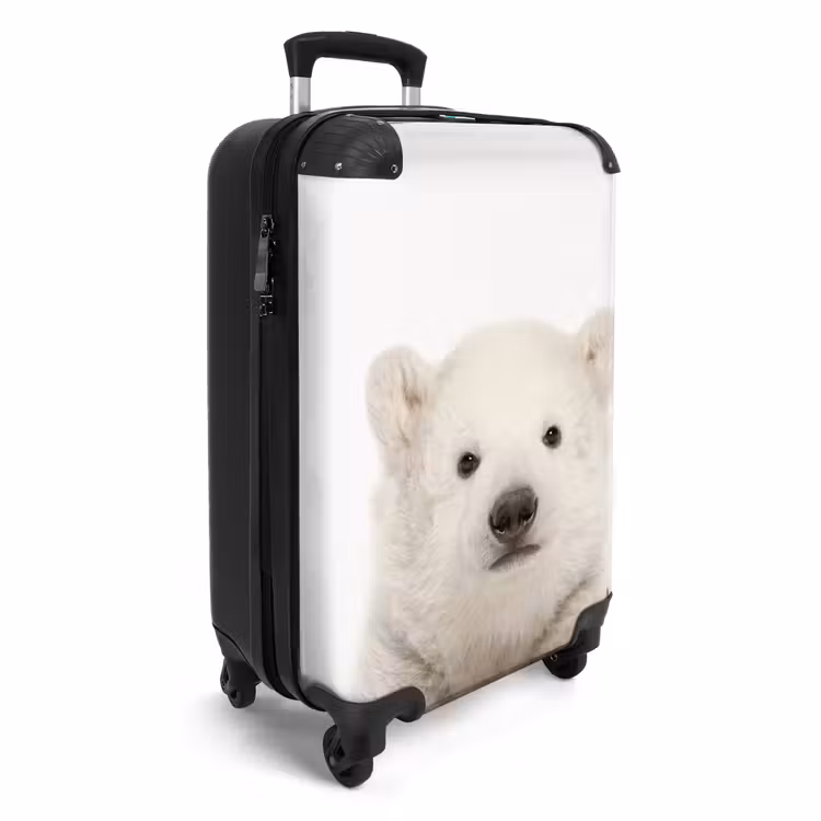 Schattige Ijsbeer NBS - Handbagage koffer - Unisex middel -productfoto_3d
