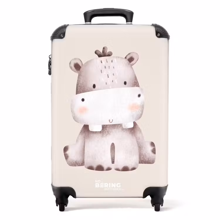 Nigel Nijlpaard NBS - Handbagage koffer - Unisex middel -productfoto_recht
