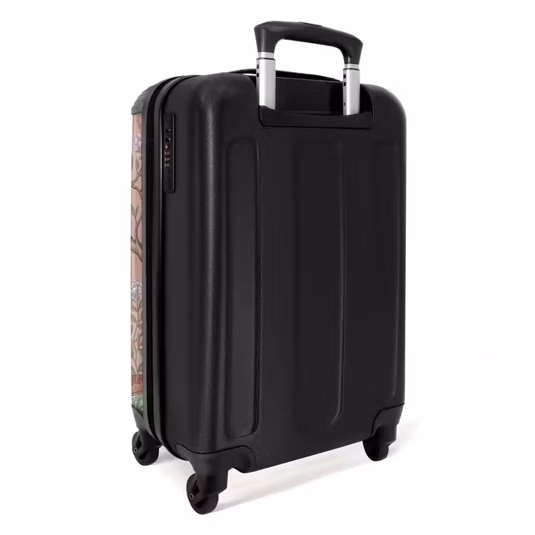Koffer - Nostalgisch – Reiher – Rosa - Nostalgisch - Reigers - Roze NBS - Handbagage koffer - Vrouwen middel