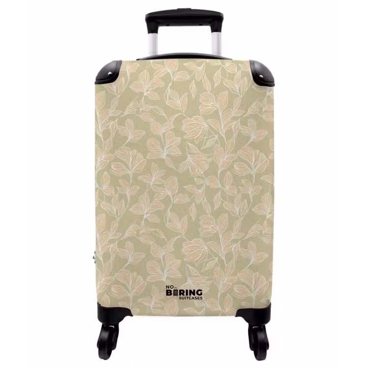 Koffer - Organisch – Subtil – Grün - Organisch - Subtiel - Groen NBS - Handbagage koffer - Vrouwen middel