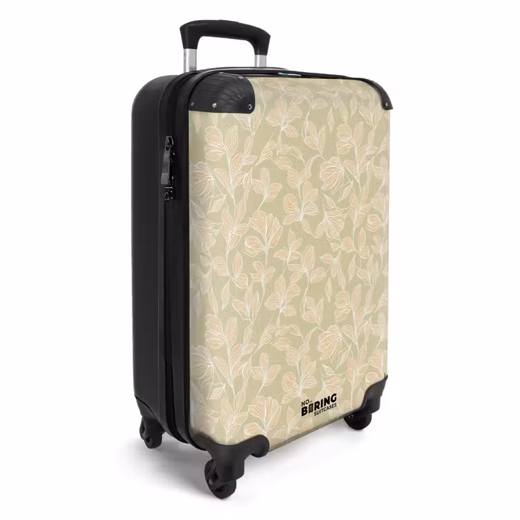 Koffer - Organisch – Subtil – Grün - Organisch - Subtiel - Groen NBS - Handbagage koffer - Vrouwen middel