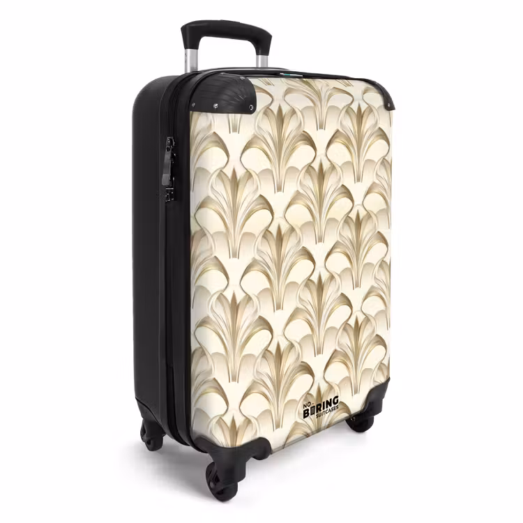Ornament - Barok - Goud NBS - Handbagage koffer - Volwassenen Unisex middel -productfoto_3d