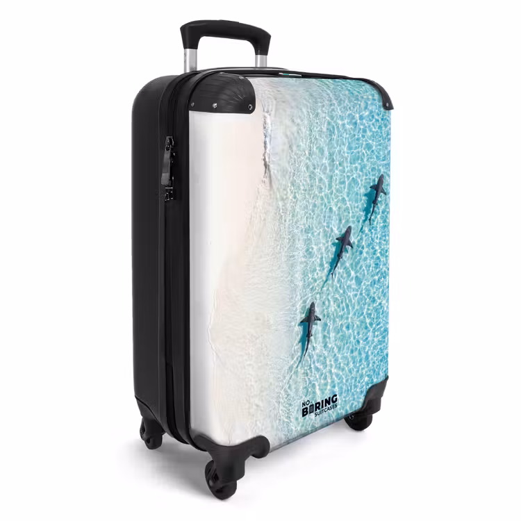 Koffer - Ozean – Strand – Türkis – Natur - Oceaan - Strand - Turquoise - Natuur NBS - Handbagage koffer - Volwassenen Unisex middel