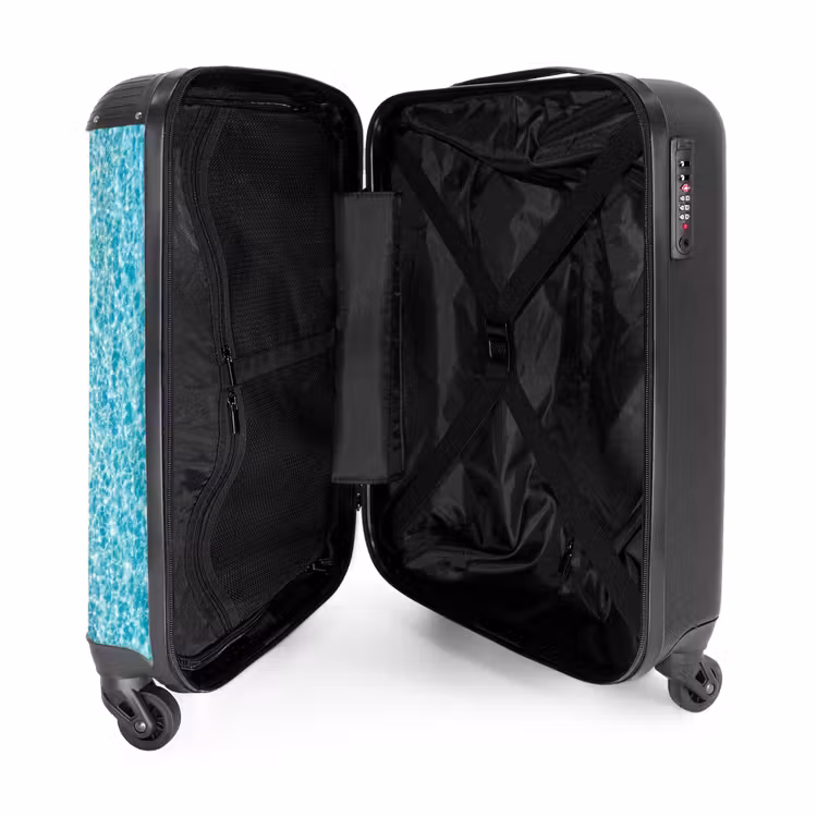 Koffer - Ozean – Strand – Türkis – Natur - Oceaan - Strand - Turquoise - Natuur NBS - Handbagage koffer - Volwassenen Unisex middel