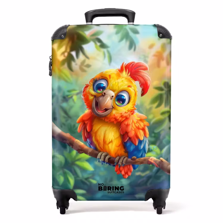 Paco papegaai NBS - Handbagage koffer - Unisex middel -productfoto_recht