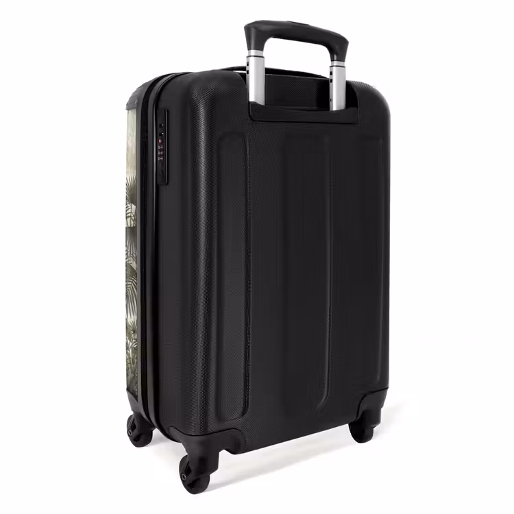 Koffer - Papageien – Dschungel – Tropisch – Grün - Papagaaien - Jungle - Tropisch - Green NBS - Handbagage koffer - Vrouwen middel
