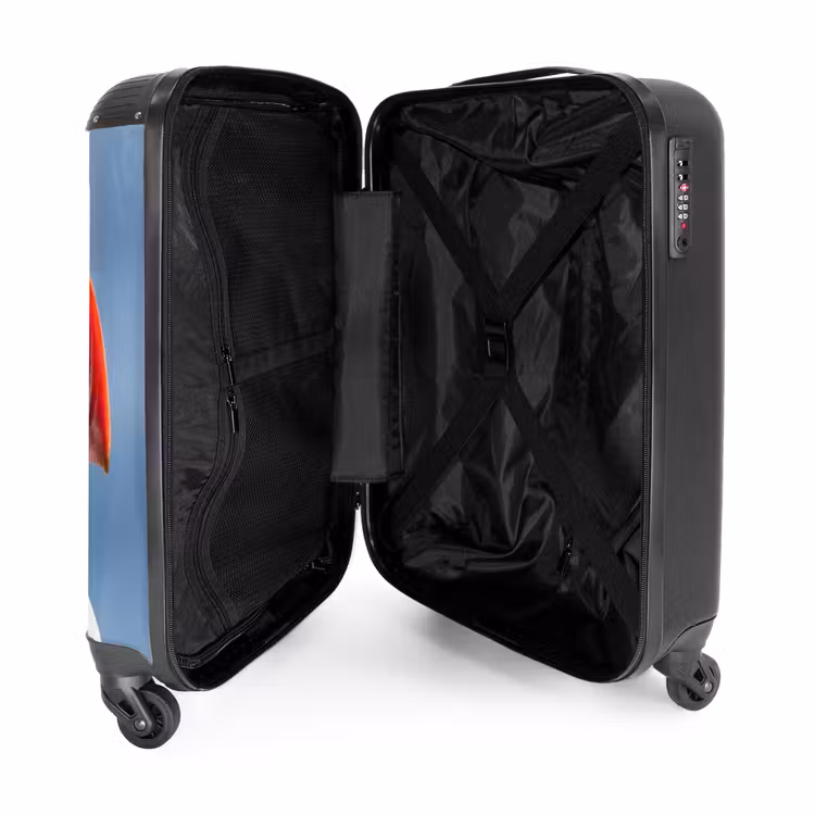 Koffer - Papageientaucher – Porträt – Natur - Papegaaiduiker - Portret - Natuur NBS - Handbagage koffer - Volwassenen Unisex middel