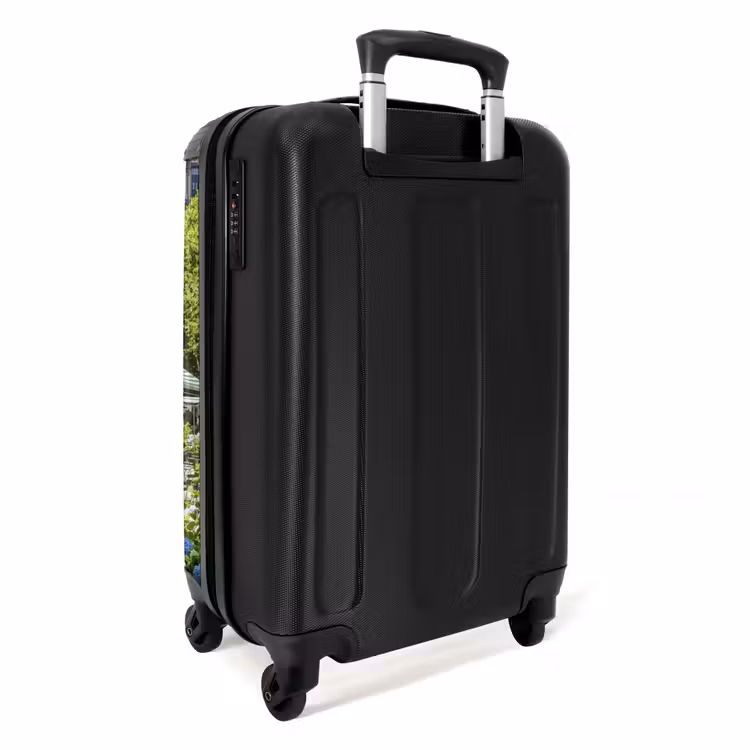 Koffer - Park – Springbrunnen – Stadt – Natur - Park - Fontein - Stad - Natuur NBS - Handbagage koffer - Volwassenen Unisex middel