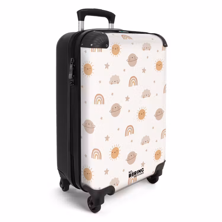 Pastelkleurig heelal NBS - Handbagage koffer - Unisex middel -productfoto_3d