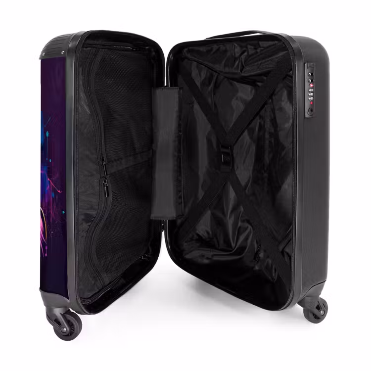 Baviaan Beats NBS - Handbagage koffer - Unisex middel -binnenkant