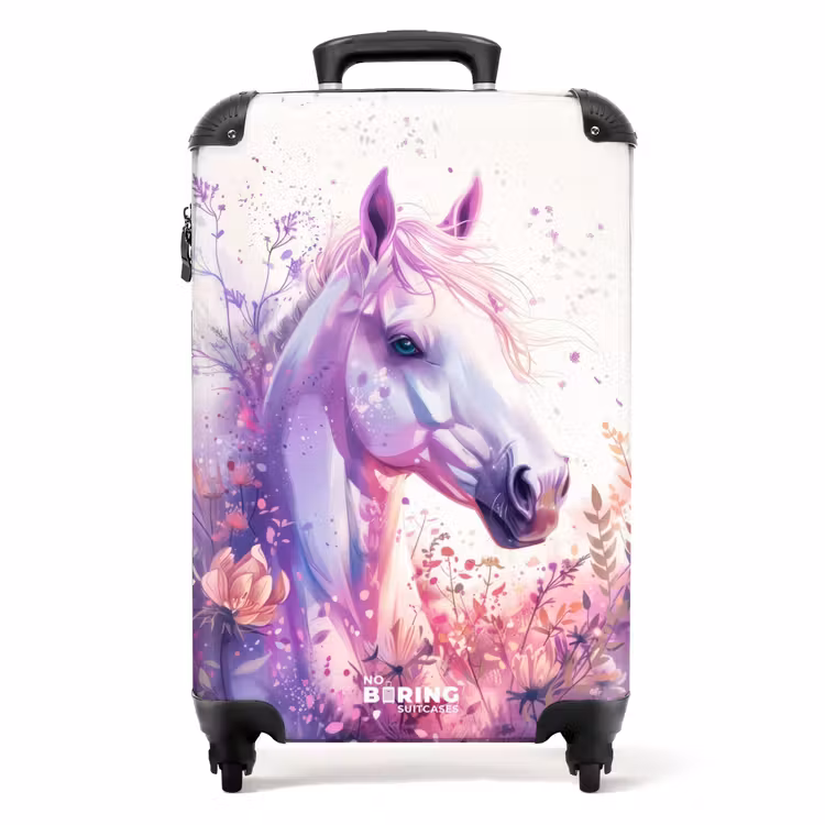 Parelachtige Pony NBS - Handbagage koffer - Unisex middel -productfoto_recht