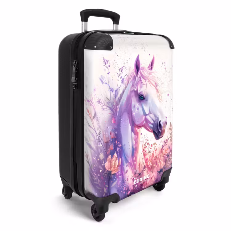 Parelachtige Pony NBS - Handbagage koffer - Unisex middel -productfoto_3d