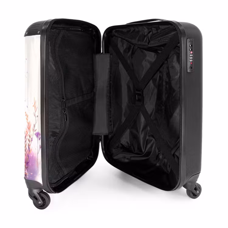 Parelachtige Pony NBS - Handbagage koffer - Unisex middel -binnenkant