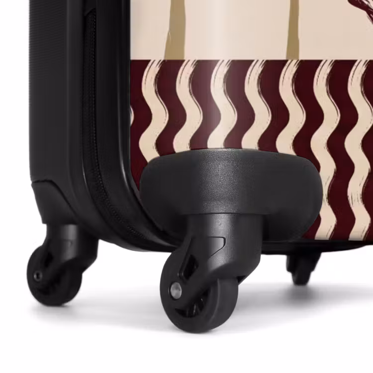 Koffer - Pferd – im Galopp – Wüste – Illustration - Paard - Galopperend - Woestijn - Illustratie NBS - Handbagage koffer - Vrouwen middel
