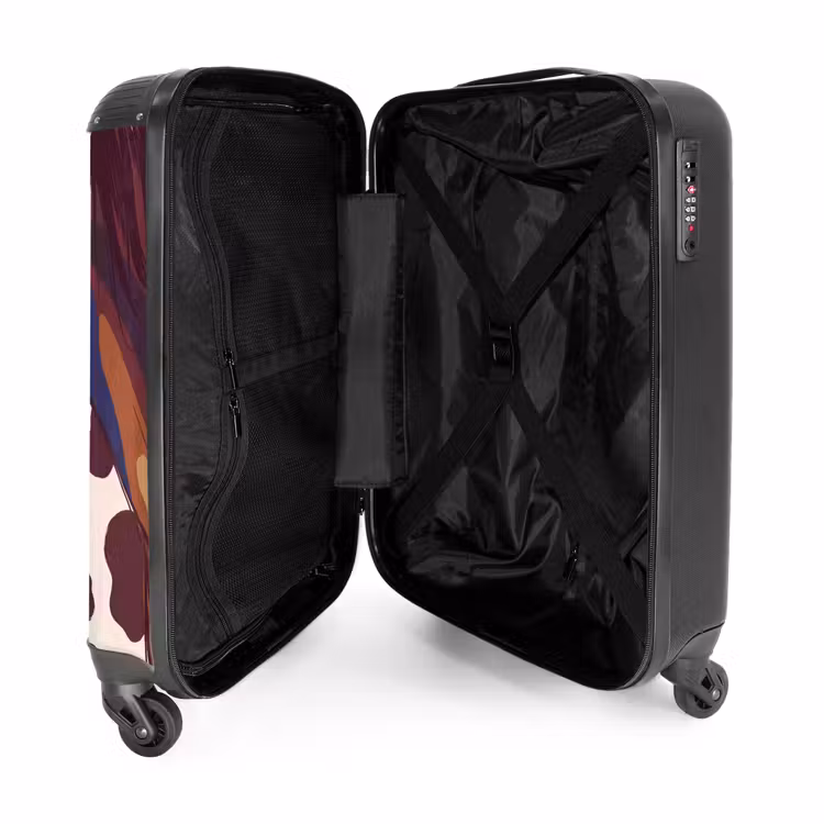Koffer - Pferd – Martini – Tiere – Abstrakt – Braun - Paard - Martini - Dieren - Abstract - Bruin NBS - Handbagage koffer - Vrouwen middel