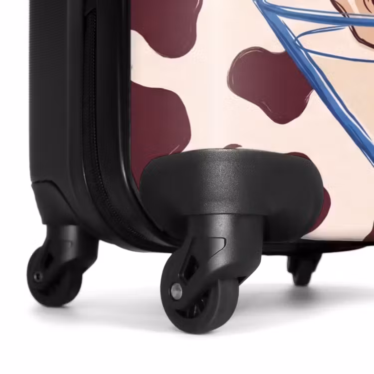 Koffer - Pferd – Martini – Tiere – Abstrakt – Braun - Paard - Martini - Dieren - Abstract - Bruin NBS - Handbagage koffer - Vrouwen middel