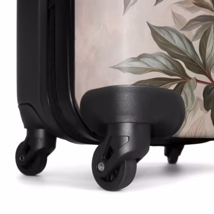 Koffer - Pfingstrosen – Blumenstrauß – Rosa - Pioenrozen - Boeket - Roze NBS - Handbagage koffer - Vrouwen middel