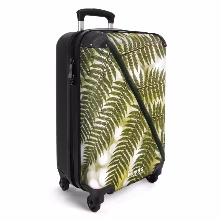 Koffer - Pflanze – Blatt – Natur – Grün – Detail - Plant - Blad - Natuur - Groen - Detail NBS - Handbagage koffer - Volwassenen Unisex middel