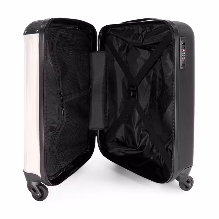 Koffer - Pflanze – Kreise – Abstrakt - Plant - Cirkels - Abstract NBS - Handbagage koffer - Vrouwen middel