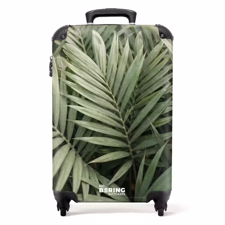 Koffer - Pflanze – Palmblätter – Natur – Grün — 1