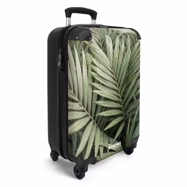 Koffer - Pflanze – Palmblätter – Natur – Grün — 2