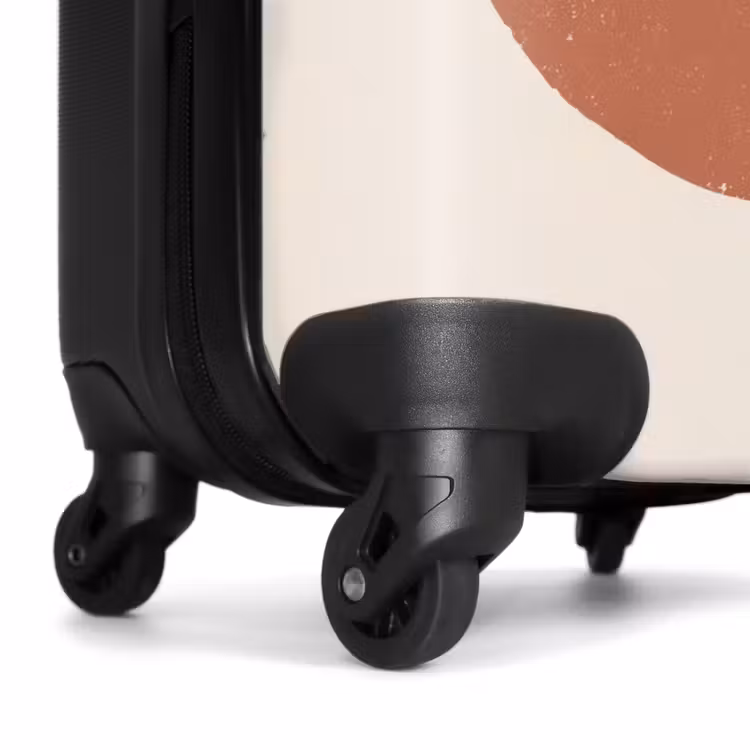 Koffer - Pflanze – Zweig – Abstrakt – Modern – Weiß - Plant - Tak - Abstract - Modern - Wit NBS - Handbagage koffer - Vrouwen middel