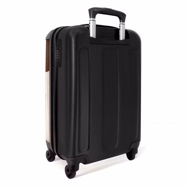 Koffer - Pflanzen – Abstrakt – Natur – Braun - Planten - Abstract - Natuur - Bruin NBS - Handbagage koffer - Vrouwen middel