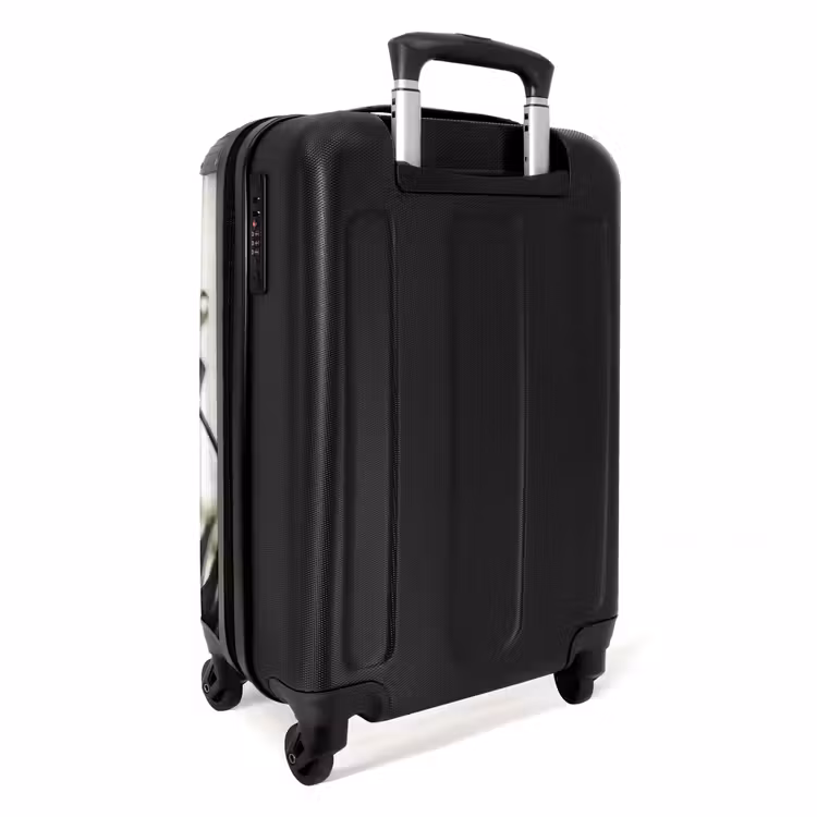 Koffer - Pflanzen – Blätter – Natur – Minimalistisch – Grün - Planten - Bladeren - Natuur - Minimalistisch - Groen NBS - Handbagage koffer - Volwassenen Unisex middel