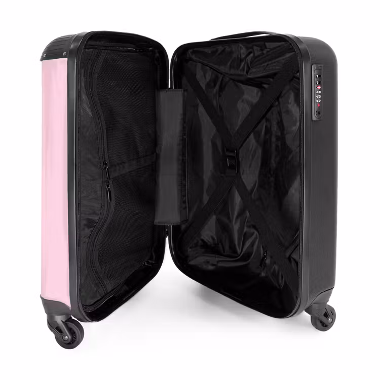 Koffer - Pflanzen – Organisch – Abstrakt – Modern – Rosa - Planten - Organisch - Abstract - Modern - Roze NBS - Handbagage koffer - Vrouwen middel