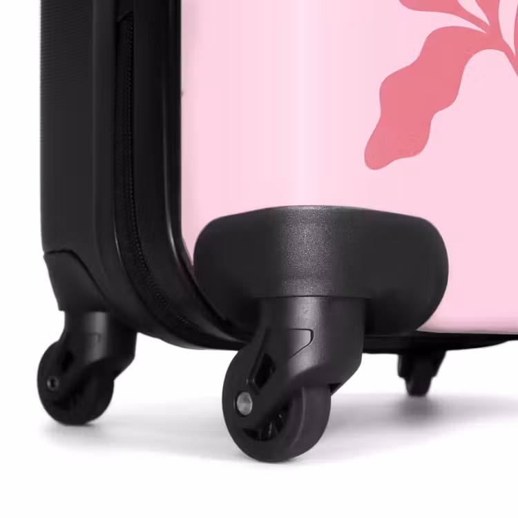 Koffer - Pflanzen – Organisch – Abstrakt – Modern – Rosa - Planten - Organisch - Abstract - Modern - Roze NBS - Handbagage koffer - Vrouwen middel