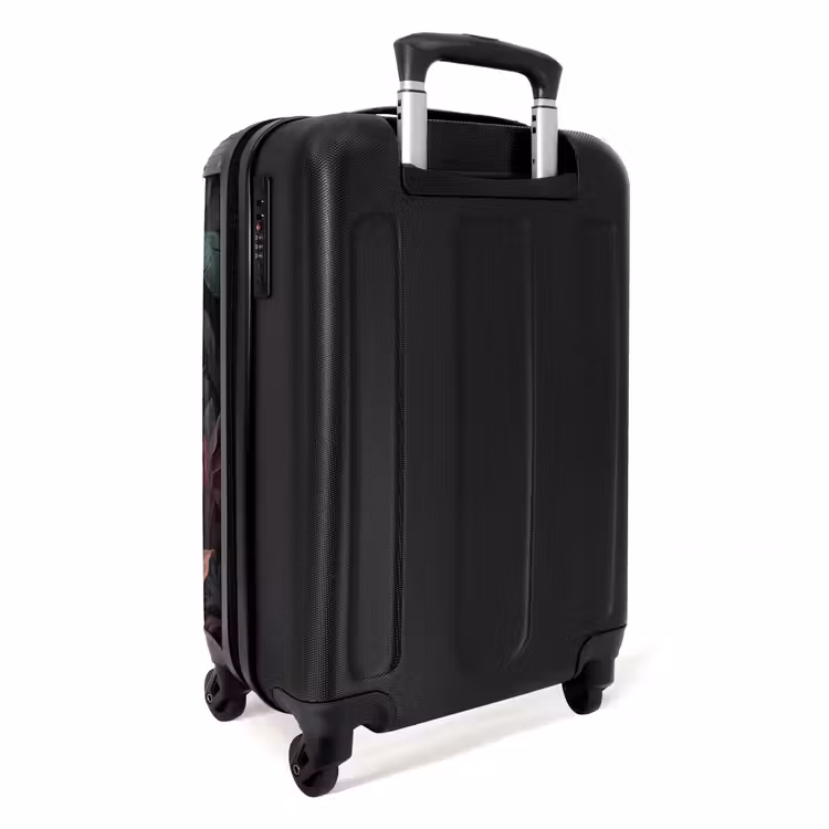 Koffer - Pflanzen – Tropisch – Dschungel – Dunkel – Natur - Planten - Tropisch - Jungle - Donker - Natuur NBS - Handbagage koffer - Vrouwen middel