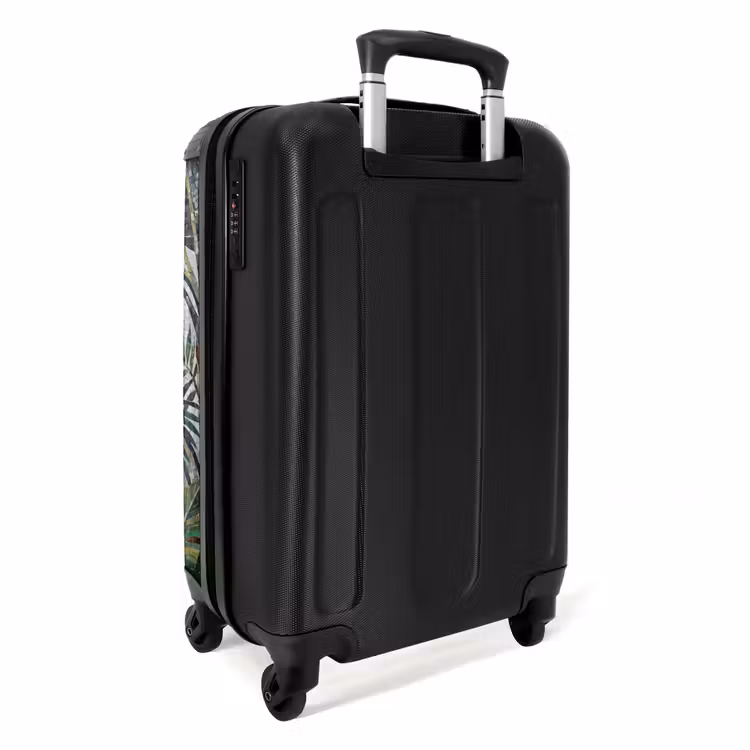 Koffer - Pflanzen – Tropisch – Mosaik – Grün – Natur - Planten - Tropisch - Mozaïek - Groen - Natuur NBS - Handbagage koffer - Volwassenen Unisex middel